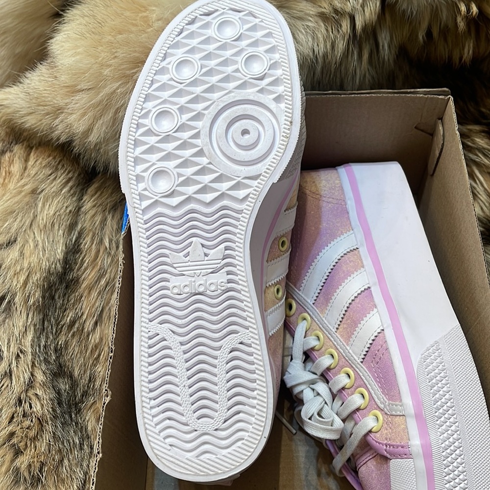 Adidas Nizza platform pink shoes woman’s size 8.5 new fairy chic sneakers - Picture 4 of 7